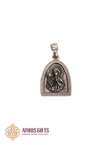 Серебряная иконка святая Анна